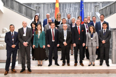11. мај 2019. Учесници састанка Генералног одбора за правосуђе, унутрашње послове и безбедносну сарадњу Парламентарне скупштине ПСЈИЕ у Скопљу